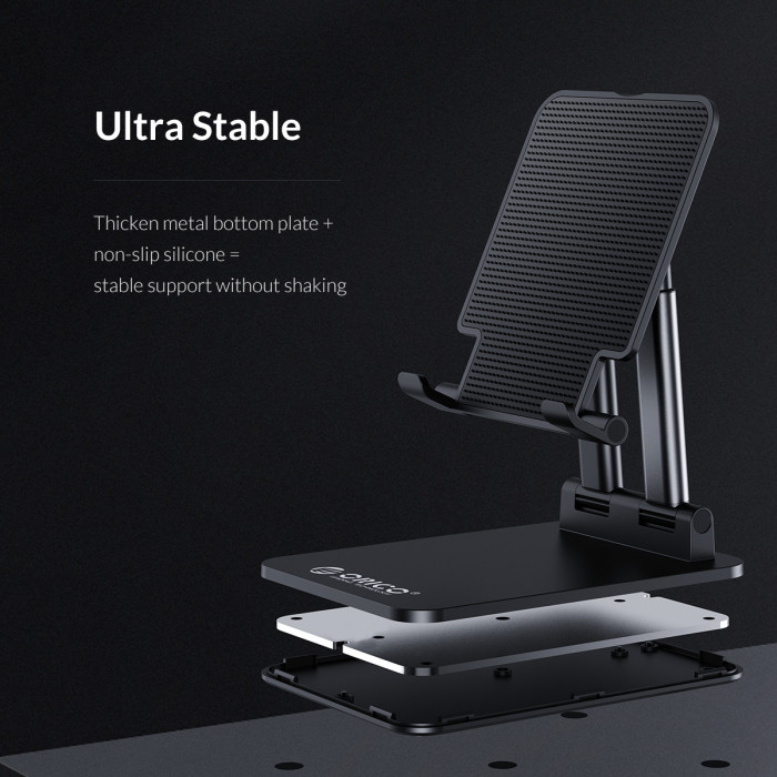 ORICO Desktop Tablet Holder Stand Adjustable Height Angle Foldable Phone Table tCradle Dock for iPad Samsung Xiaomi Stable