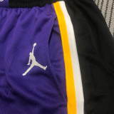 2020-21 LAKERS Purple Top Quality NBA Pants (Trapeze Edition) 飞人版