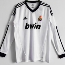 2012-2013 RMA Home Long Sleeve Retro Soccer Jersey (长袖)