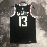 2022-23 Clippers GEORGE #13 Black City Edition Top Quality Hot Pressing NBA Jersey