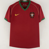 2006 Portugal Home Retro Soccer Jersey