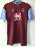 1989-1990 West Ham Home Retro Soccer Jersey