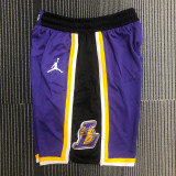 2020-21 LAKERS Purple Top Quality NBA Pants (Trapeze Edition) 飞人版