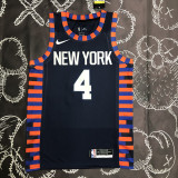 KNICKS ROSE #4 Black Top Quality Hot Pressing NBA Jersey