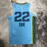 2022-23 GRIZZLIES BANE #22 Blue Top Quality Hot Pressing NBA Jersey (Trapeze Edition)