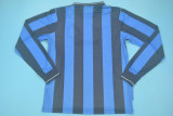 2009-2010 INT Home Long Sleeve Retro Soccer Jersey (长袖)(欧冠决赛字)