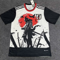 2022-23 Japan Special Edition Black White Fans Soccer Jersey (黑武士)