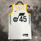 2022-23 JAZZ MITCHELL #45 White Top Quality Hot Pressing NBA Jersey