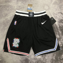 2022-23 CLIPPERS Black City Edition Top Quality NBA Pants