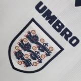 1996 England Home Retro Soccer Jersey