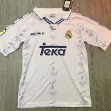 1994-1996 RMA White Retro Soccer Jersey