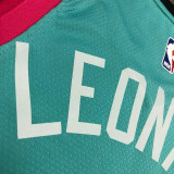 2022-23 Sa Spurs LEONARD #2 Green City Edition Top Quality Hot Pressing NBA Jersey
