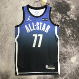 2023 ALL STAR DONCIC #77 Blue Top Quality Hot Pressing NBA Jersey (全明星)