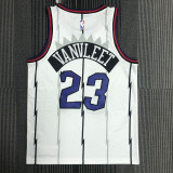 Raptors VANVLEET #23 White Retro Top Quality Hot Pressing NBA Jersey