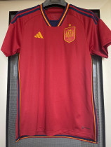 2022-23 Spain Home World Cup Fans Soccer Jersey