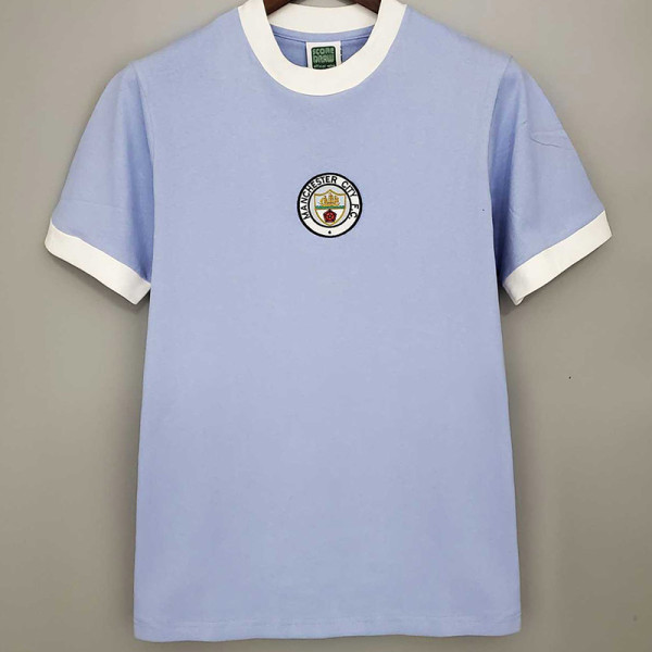 1972 Man City Home Retro Soccer Jersey