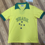 1958 Brazil Home Retro Soccer Jersey