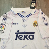 1994-1996 RMA White Retro Soccer Jersey