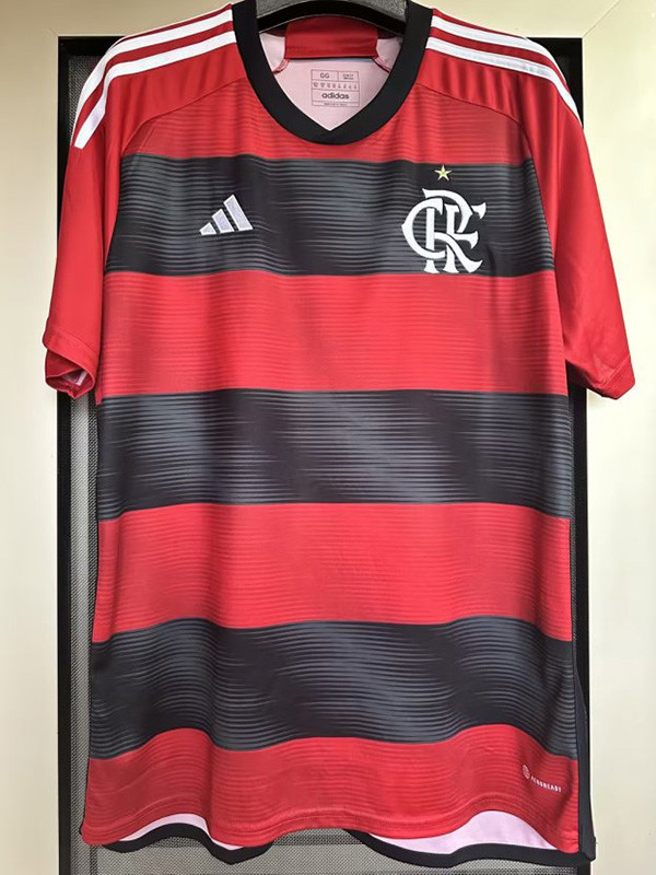 US$ 14.50 - 23-24 Flamengo Home 1:1 Fans Soccer Jersey - m.grkits.com