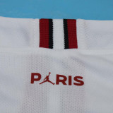 2018-2019 PSG Paris Jordan White Long Sleeve Retro Soccer Jersey (长袖)