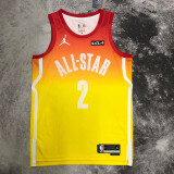 2023 ALL STAR GILGEOUS-ALEXANDER #2 Yellow Top Quality Hot Pressing NBA Jersey (全明星)