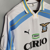 1998-2000 Lazio Away White Retro Soccer Jersey