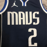 2022-23 Dallas Mavericks IRVING #2 Black Top Quality Hot Pressing NBA Jersey (Trapeze Edition)