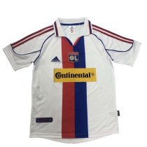 2000-2001 Lyon Home White Retro Soccer Jersey