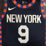 KNICKS BARRETT #9 Black Top Quality Hot Pressing NBA Jersey