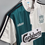 1995-1996 LIV Away Green Retro Soccer Jersey