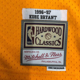 1997 LAKERS BRYANT #8 Yellow Retro Top Quality Hot Pressing NBA Jersey(圆领)