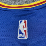 Warriors CURRY #30 Blue 75th Anniversary Retro NBA Jersey