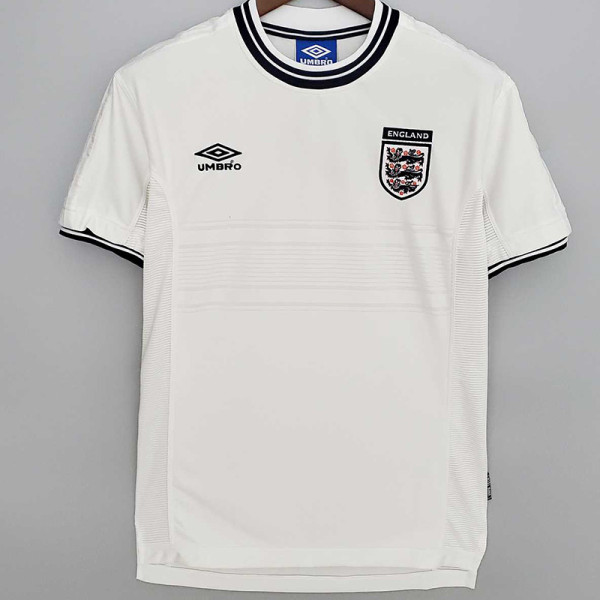 2000 England Home Retro Soccer Jersey