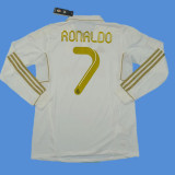 2011-2012 RMA Home Long Sleeve Retro Soccer Jersey (长袖)