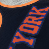 2022-23 KNICKS ANTHONY #7 Black Top Quality Hot Pressing NBA Jersey (Trapeze Edition) 飞人版