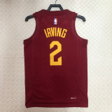 2022-23 Cleveland Cavaliers IRVING #2 Red Top Quality Hot Pressing NBA Jersey