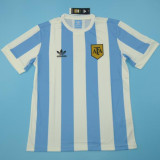 1978 Argentina Home Retro Soccer Jersey