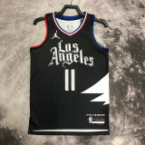 2022-23 Clippers WALL #11 Black Top Quality Hot Pressing NBA Jersey (Trapeze Edition)