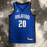 2022-23 Magic FULTZ #20 Royal blue Top Quality Hot Pressing NBA Jersey (Trapeze Edition)