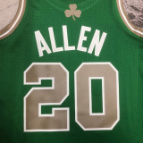 2007-08 CELTICS ALLEN #20 Green Retro Top Quality Hot Pressing NBA Jersey