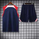 2023-24 ATM Dark blue Tank top and shorts suit