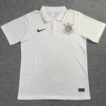 2023-24 Corinthians White Polo Short Sleeve