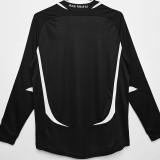 2006-2007 RMA Black Long Sleeve Retro Soccer Jersey