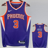 2022-23 SUNS PAUL #3 Purple Top Quality Hot Pressing NBA Jersey