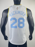 2022-23 LAKERS HACHIMURA #28 White Retro Top Quality Hot Pressing NBA Jersey