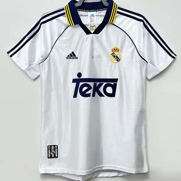 1998-2000 RMA Home Retro Soccer Jersey