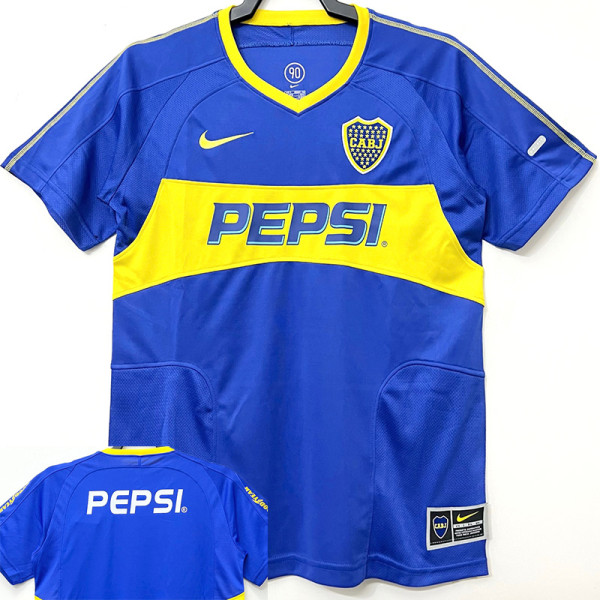 2003-2004 Boca juniors Home Retro Soccer Jersey