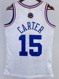 ALL-STAR CARTER #15 White Top Quality Hot Pressing NBA Jersey