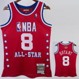 ALL-STAR BRYANT #8 Red Top Quality Hot Pressing NBA Jersey