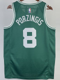 2022-23 CELTICS PORZINGIS #8 Green Top Quality Hot Pressing NBA Jersey